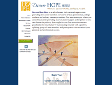 Tablet Screenshot of discoverhopehere.com